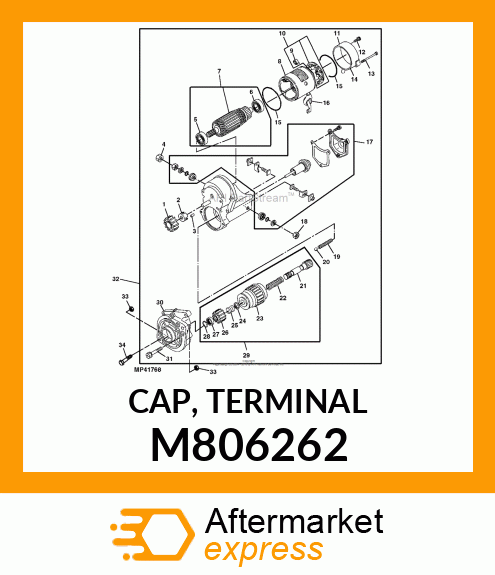 CAP, TERMINAL M806262