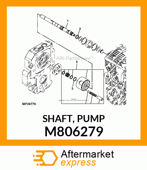 SHAFT, PUMP M806279