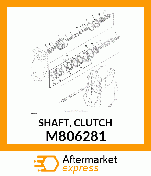 SHAFT, CLUTCH M806281