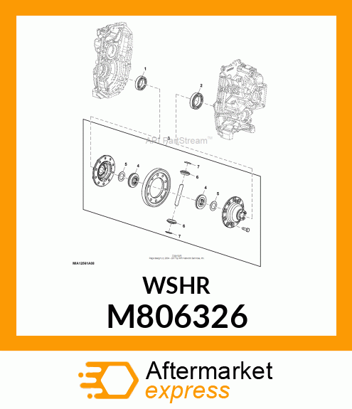 WASHER, WASHER, DIFF. GEAR M806326