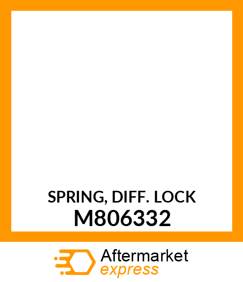 SPRING, DIFF. LOCK M806332