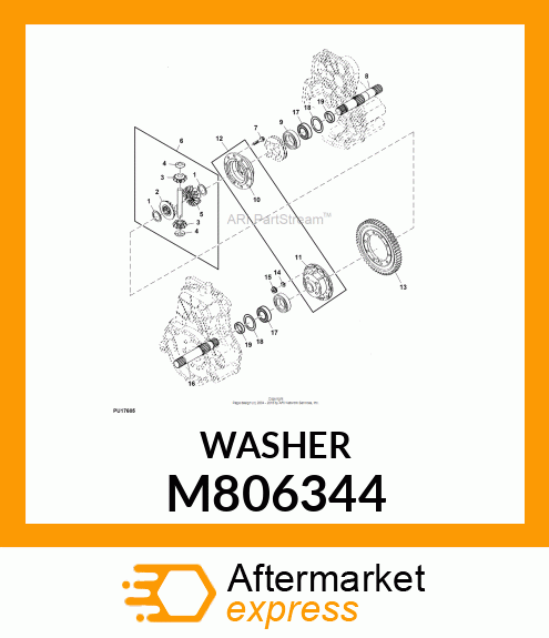 WASHER, 42X54.6X1 M806344