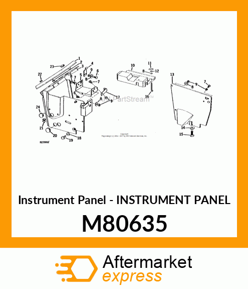 Instrument Panel - INSTRUMENT PANEL M80635