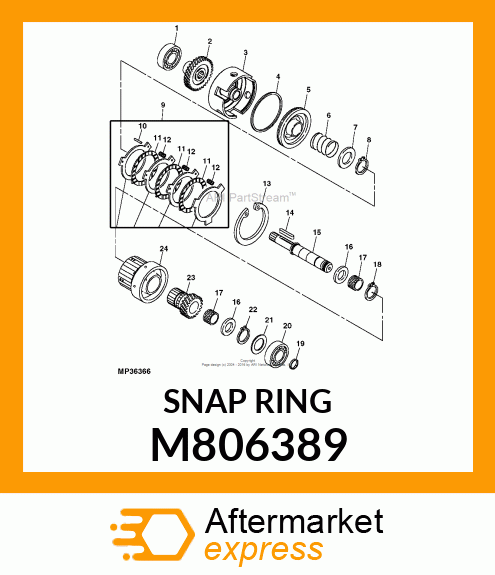 SNAP RING, RING 32 M806389