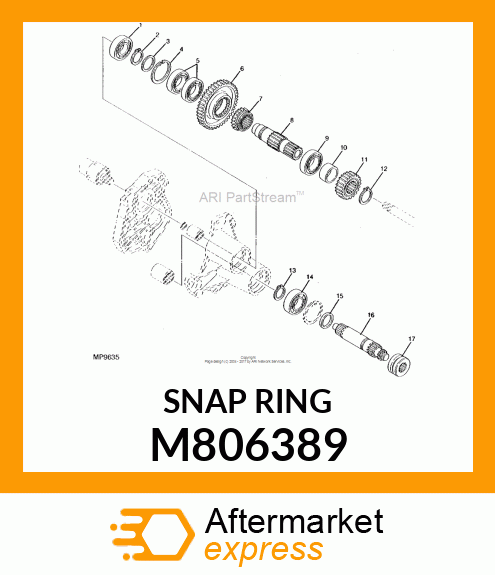 SNAP RING, RING 32 M806389