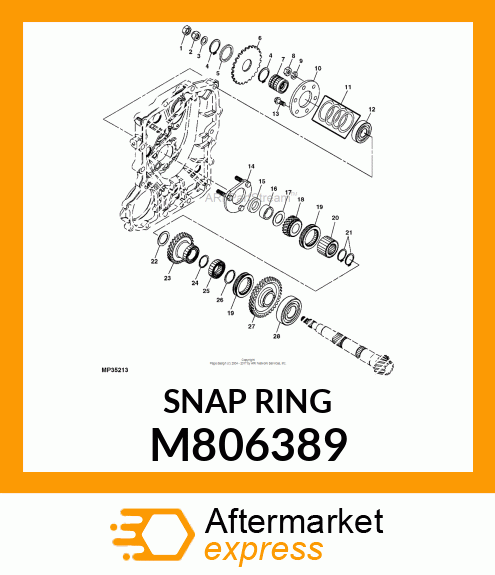 SNAP RING, RING 32 M806389