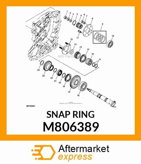 SNAP RING, RING 32 M806389