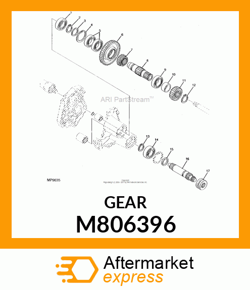 Gear M806396