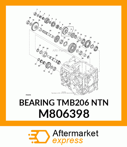 BEARING TMB206 NTN M806398