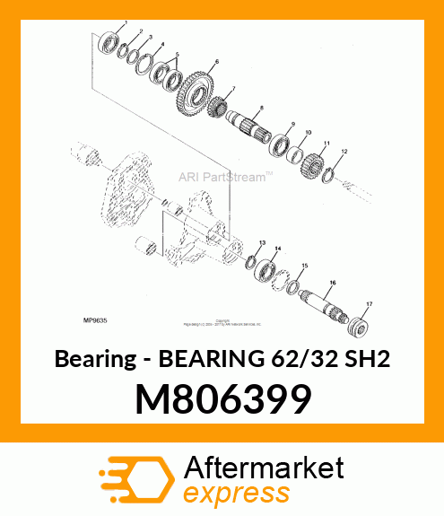 Bearing 62/32 Sh2 M806399