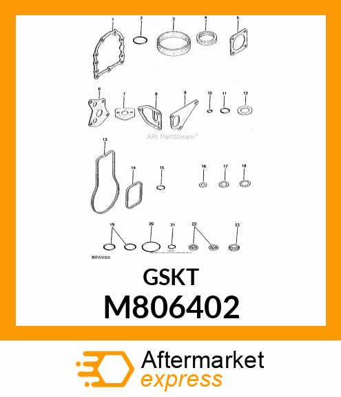 GASKET, LO COOLER BRACKET M806402