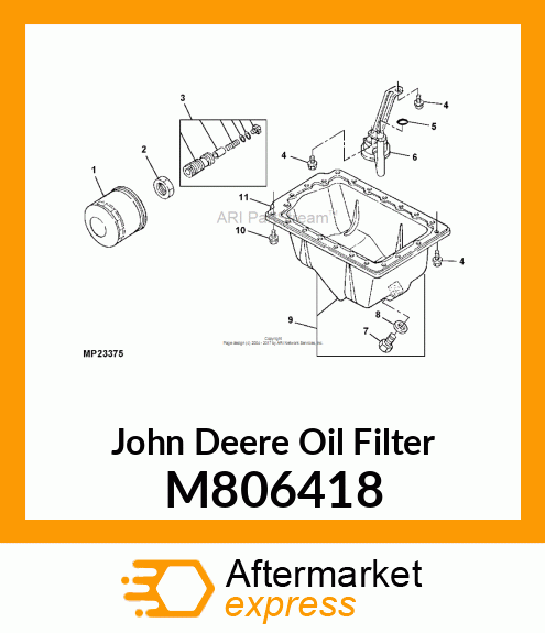 OIL FILTER, FILTER, OIL M806418