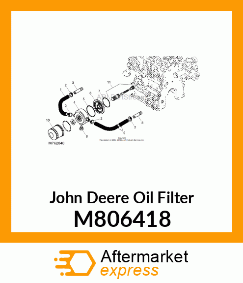 OIL FILTER, FILTER, OIL M806418