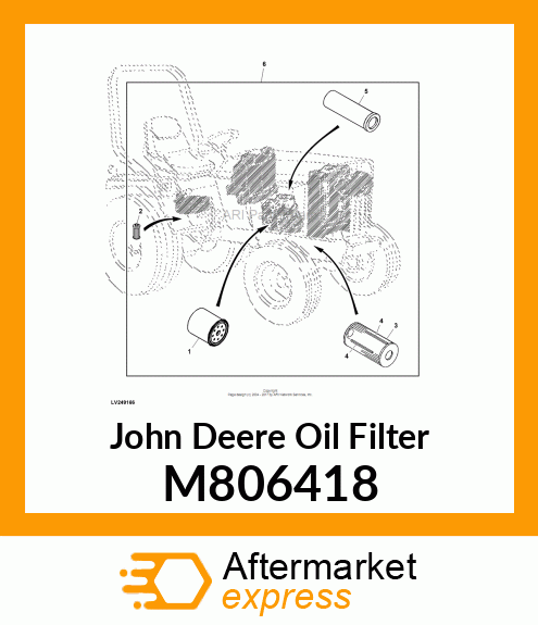 OIL FILTER, FILTER, OIL M806418