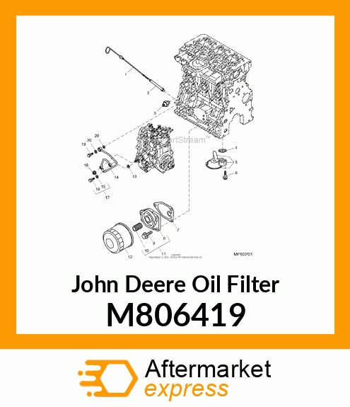 OIL FILTER M806419