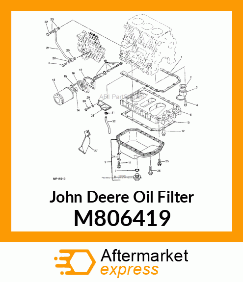 OIL FILTER M806419