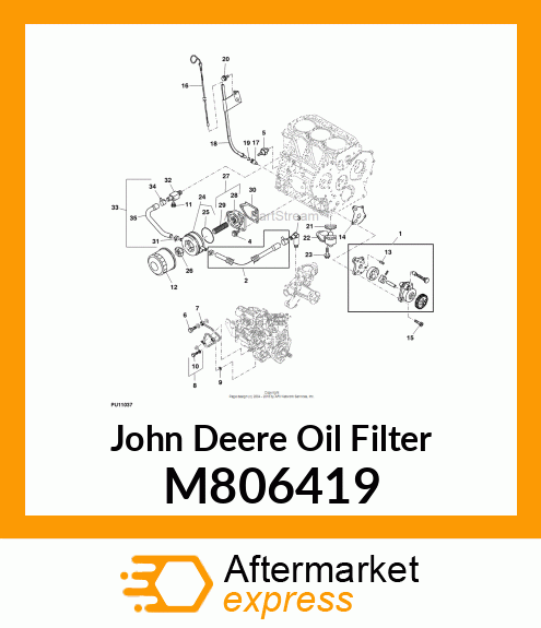 OIL FILTER M806419