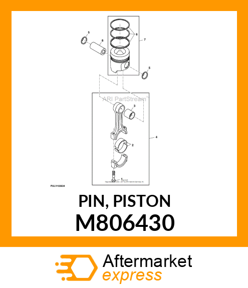 PIN, PISTON M806430