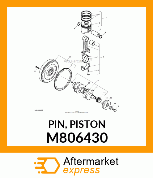 PIN, PISTON M806430