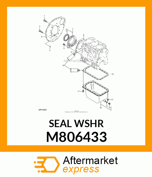 WASHER, WASHER, SEAL M806433