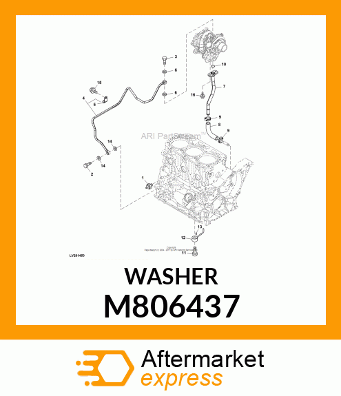 WASHER, SEAL M806437