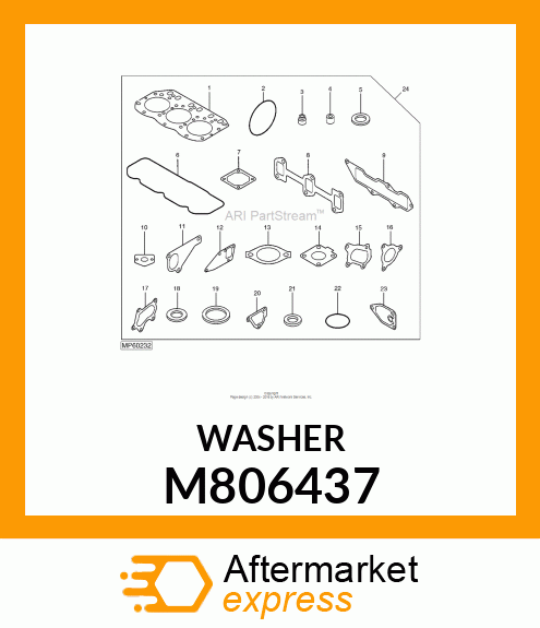 WASHER, SEAL M806437