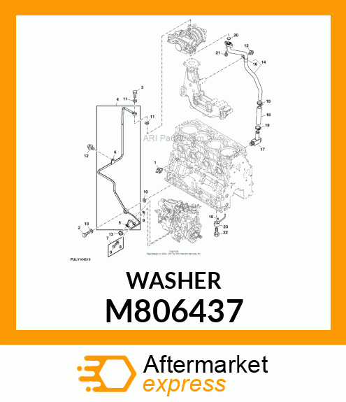 WASHER, SEAL M806437