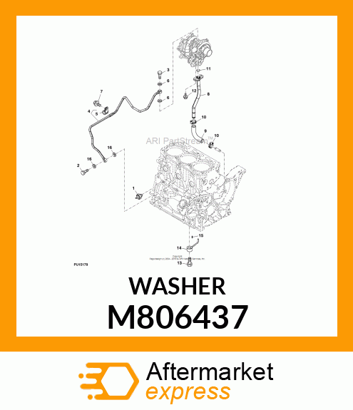 WASHER, SEAL M806437