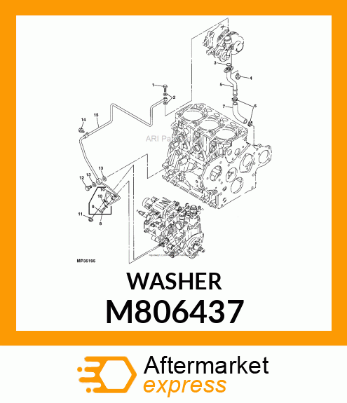 WASHER, SEAL M806437