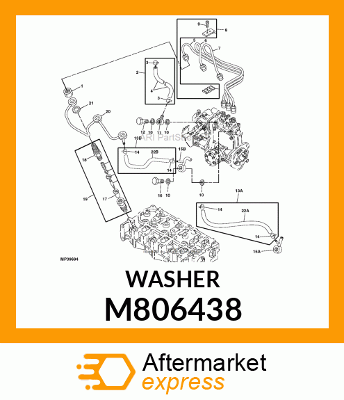 WASHER, WASHER, SEAL M806438