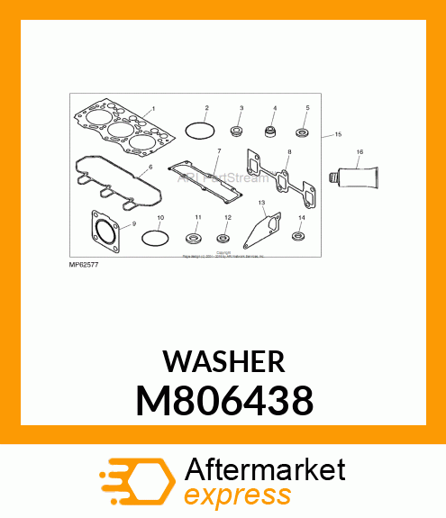 WASHER, WASHER, SEAL M806438