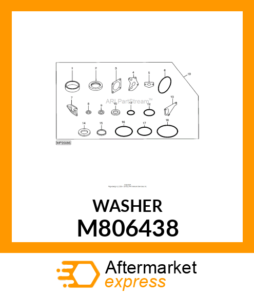 WASHER, WASHER, SEAL M806438