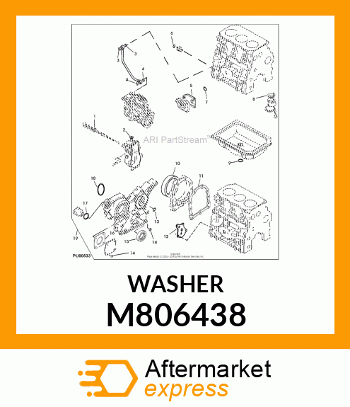 WASHER, WASHER, SEAL M806438