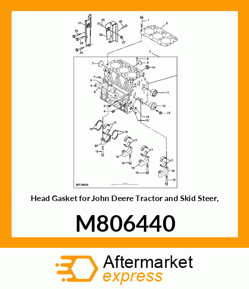 GASKET, CYL. HEAD M806440