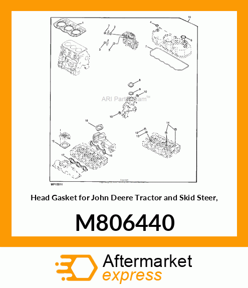 GASKET, CYL. HEAD M806440