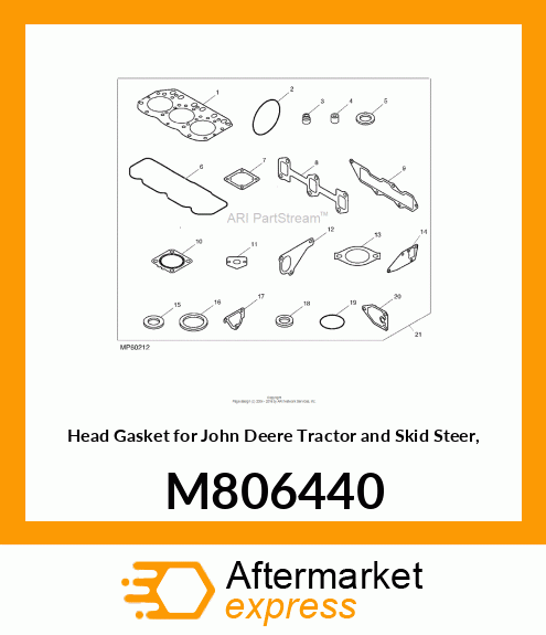 GASKET, CYL. HEAD M806440