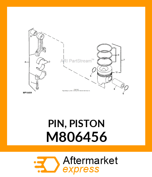 PIN, PISTON M806456