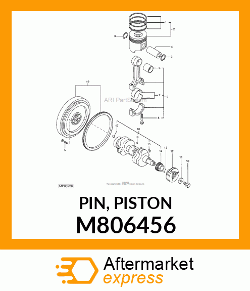 PIN, PISTON M806456