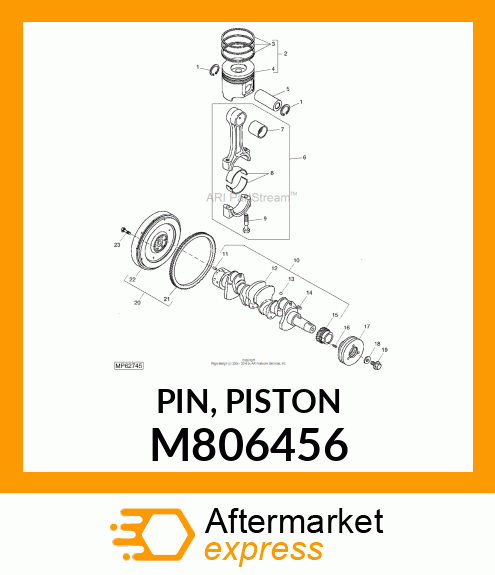 PIN, PISTON M806456