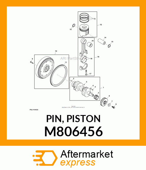 PIN, PISTON M806456