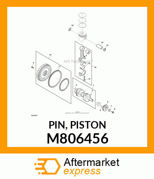 PIN, PISTON M806456