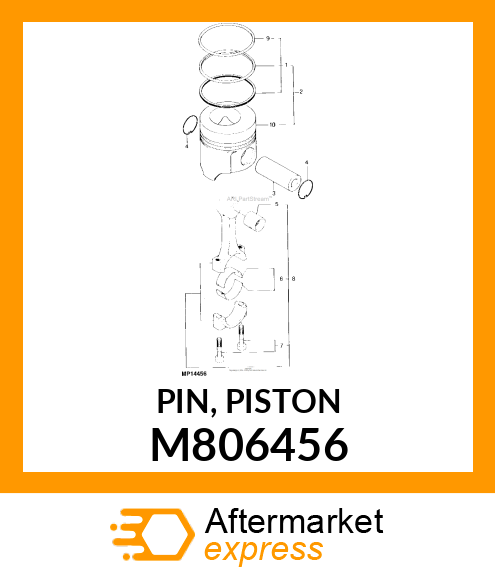 PIN, PISTON M806456