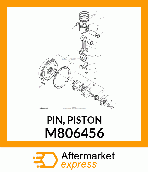 PIN, PISTON M806456