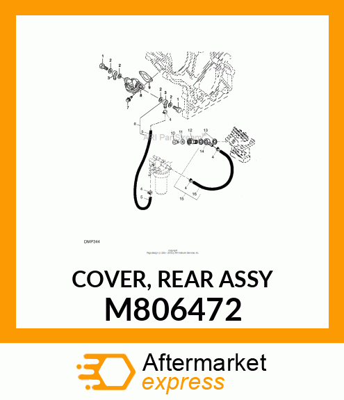 COVER, REAR ASSY M806472