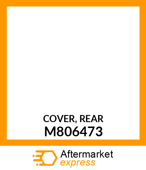 COVER, REAR M806473