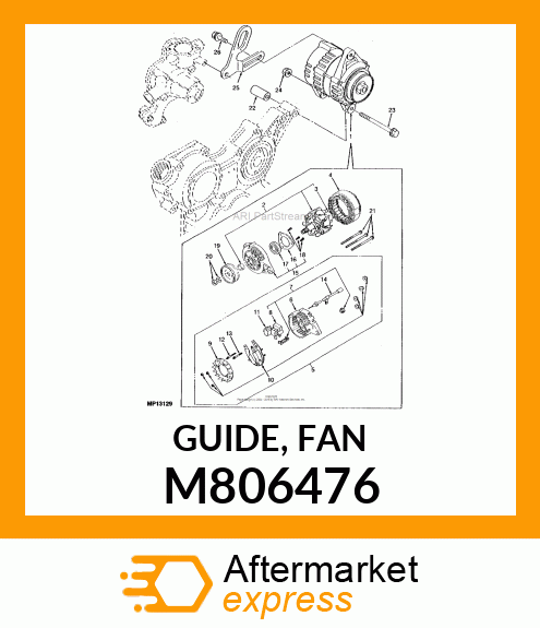 GUIDE, FAN M806476