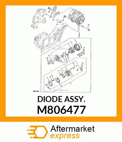 DIODE ASSY. M806477