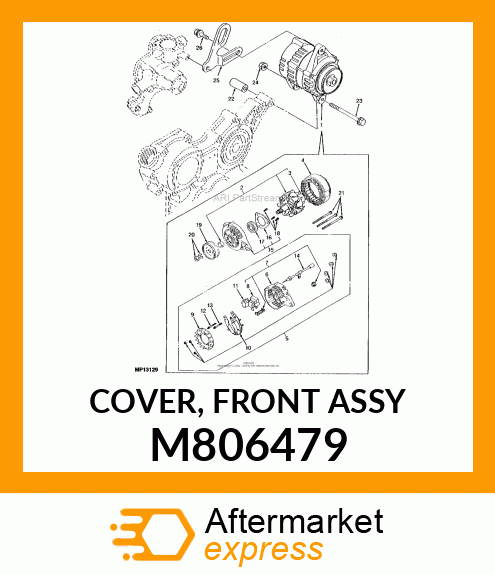 COVER, FRONT ASSY M806479