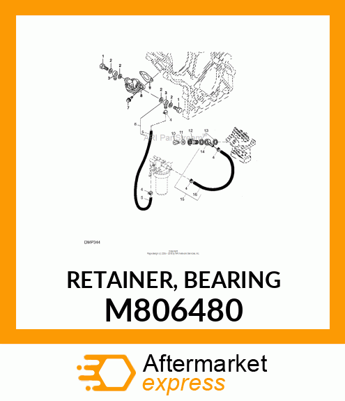 RETAINER, BEARING M806480