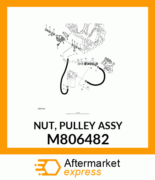 NUT, PULLEY ASSY M806482